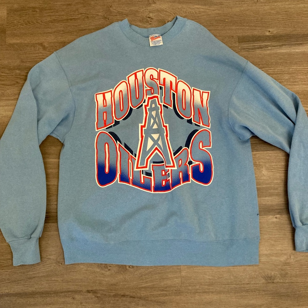 Vintage 1995 Houston Oilers Sweatshirt X-Large